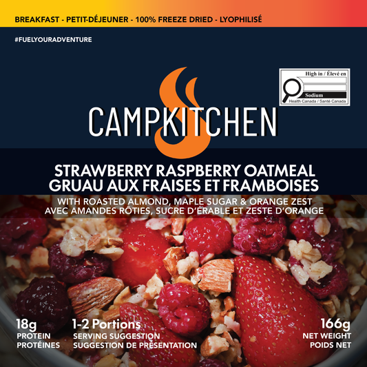 STRAWBERRY RASPBERRY OATMEAL