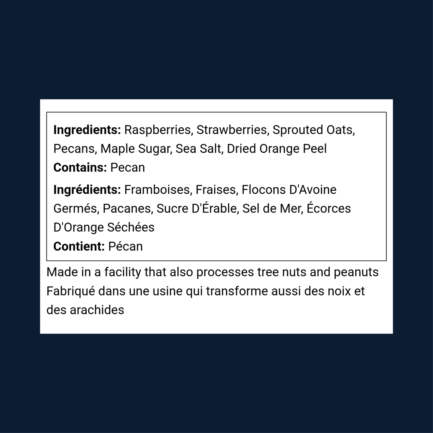 STRAWBERRY RASPBERRY OATMEAL