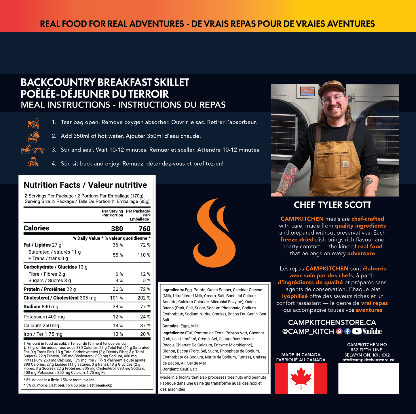 BACKCOUNTRY BREAKFAST SKILLET